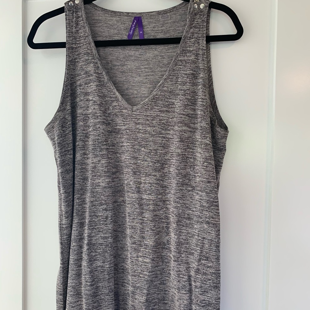 Seraphine nursing tank in heathered grey size M